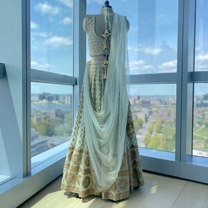 Stunning Custom-made,Designer Lehenga w/ Two Blouses!